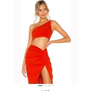 Red two piece set- worn once!